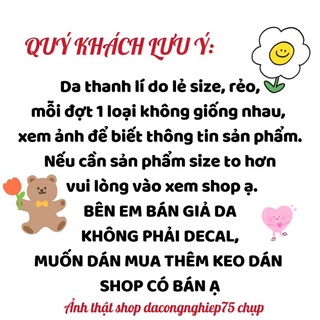VẢI DA RẺO VẢI DA THANH LÍ