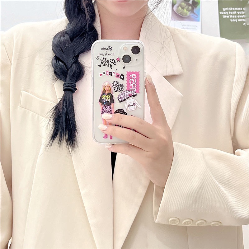 Disney Ốp Điện Thoại TPU Mềm Chống Sốc Hình Búp Bê Barbie Cho IPhone 14 12 PRO 12Promax mini 11 PRO 11PROMAX 13 PRO 13PROMAX Xs Max XR 6 7 8 Plus