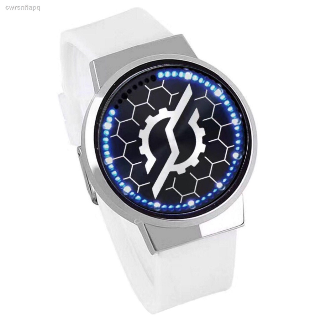 (Date mới)✉✚Kamen Rider Shiwang xây dựng hoạt hình chung ngoại vi đồng hồ màn cảm ứng học sinh trung không thấm nước LED