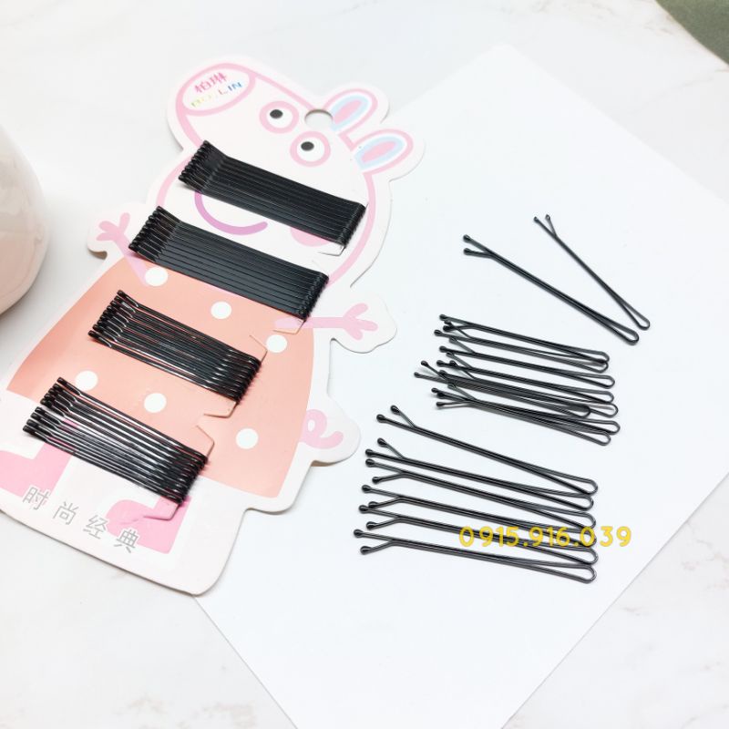 Set Kẹp Tóc Đen, Kẹp Tóc Tăm
