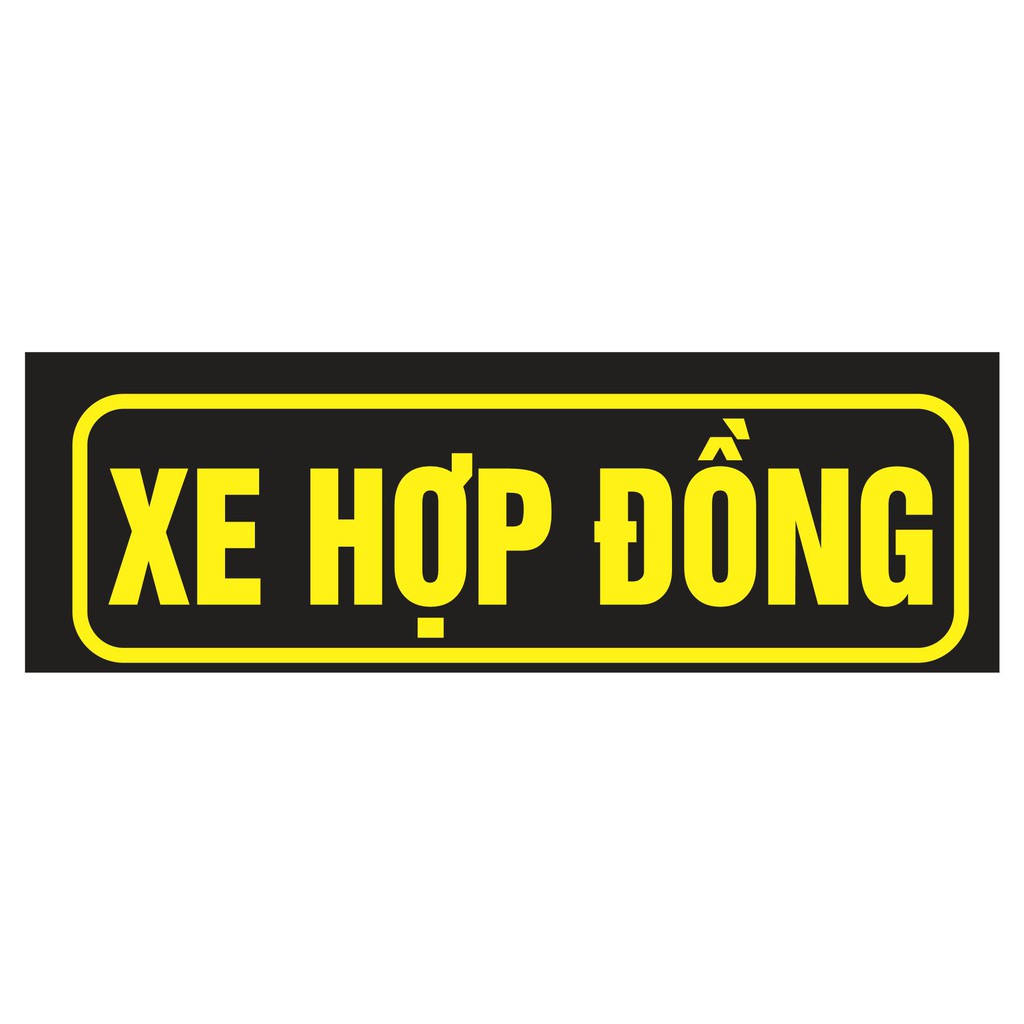 XE HỢP ĐỒNG (CHỮ DECAL PHẢN QUANG)