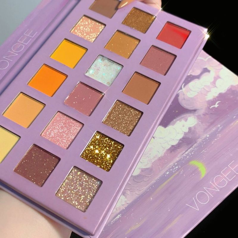 Bảng phấn mắt trẻ trung đáng yêu 18 ô mix nhũ lì