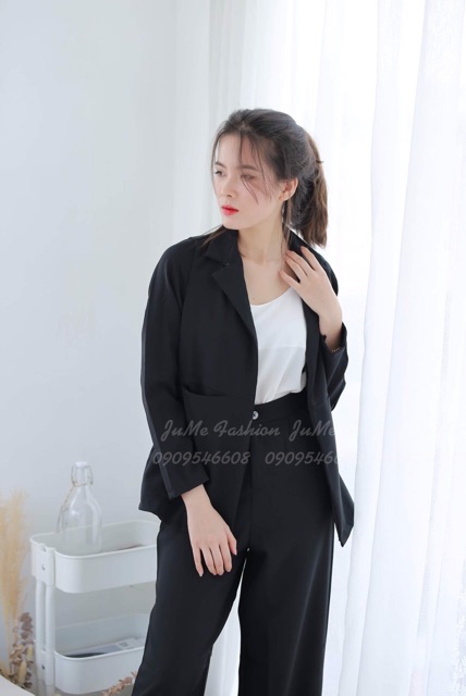 [SALE] Áo Blazer 4 màu không khuy_ẢNH THẬT MẪU CHỤP_jumefashionshop | BigBuy360 - bigbuy360.vn