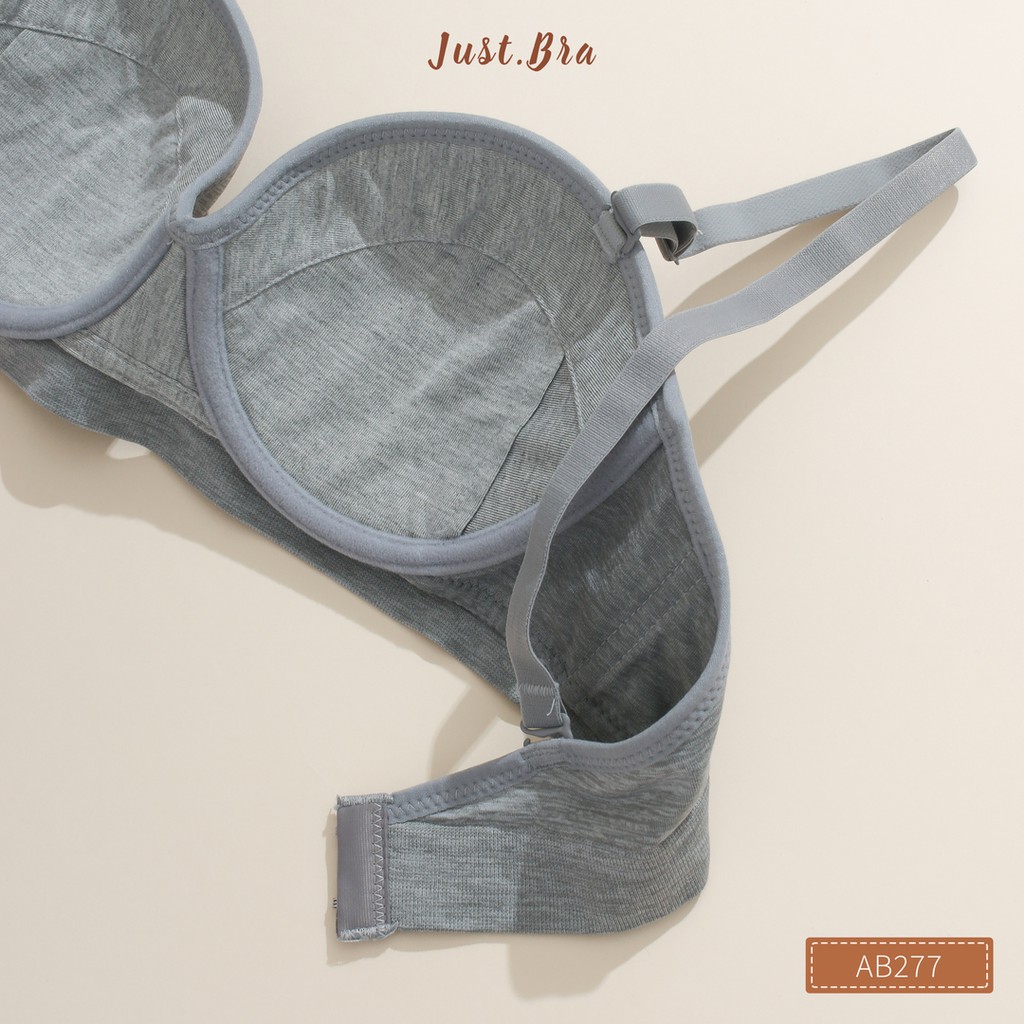 Áo ngực Just Bra chất liệu cotton mềm thoáng mát, có gọng AB277