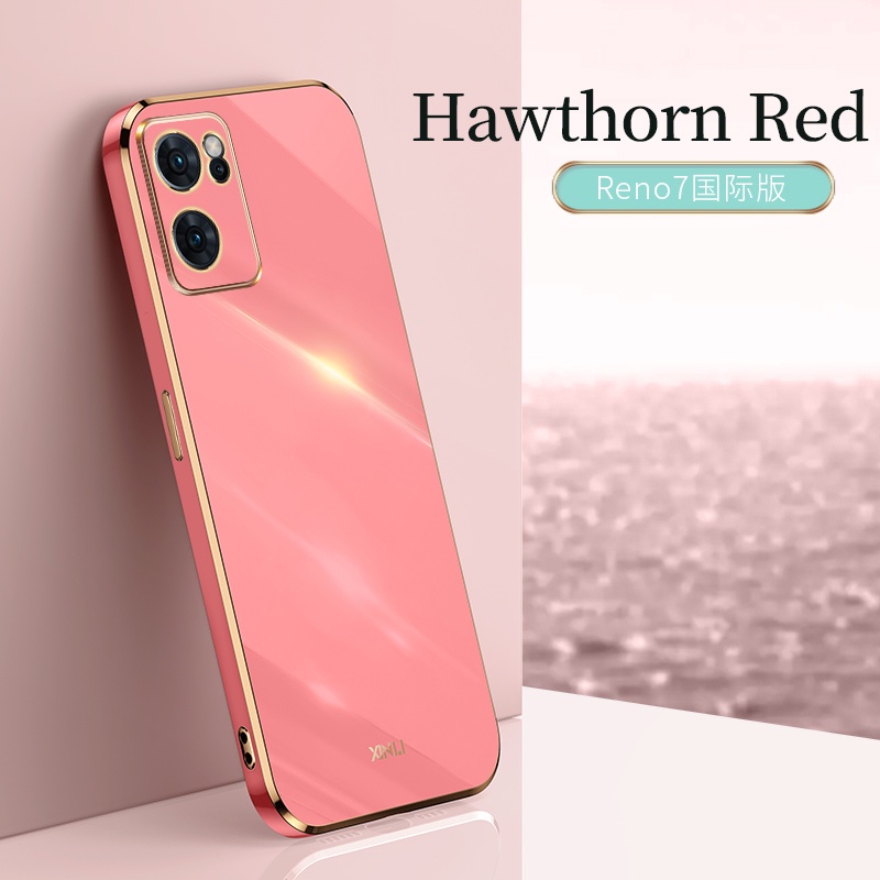 Ốp lưng OPPO Reno 8T 5G Ốp Điện Thoại Viền Thẳng Cho OPPO Reno 8T 5G Edge 900 Reno 8T 5G Edge 90° Ốp Điện Thoại Mạ Điện Dành Cho OPPO A78 A17 A74 A17K A57 4G Reno 8Z 7Z 8T 5G