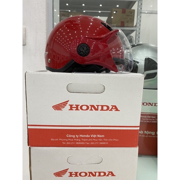 Mũ bảo hiểm nửa đầu có kính New Scooter Honda chính hãng