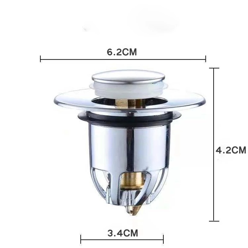 Nắp Lọc Cống Thoát Nước Bồn Rửa Bằng Thép Không Gỉ Thông Dụng Cho Nhà Bếp Nhà Tắm