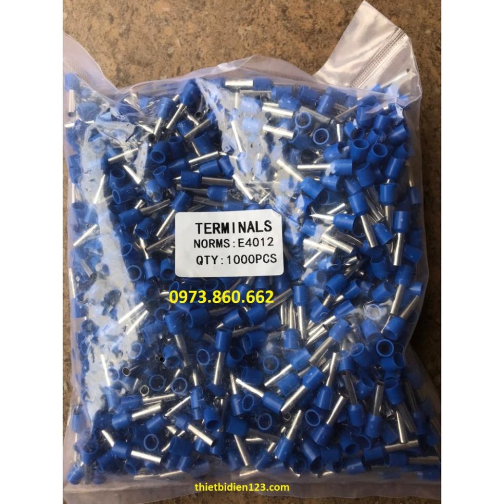 500 Đầu cos kim rỗng - cos pin bấm dây E0508, E7508, E1008, E1508, E2508, E4009, E6012 -TBĐ