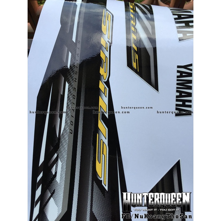 Tem rời Sirius - Tem 2014, đen trắng - Thiết kế theo yêu cầu, chỉnh sửa theo ý. Sắc nét, bền màu