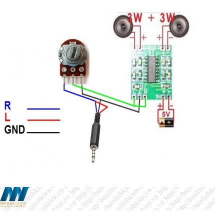 Module Khuếch Đại Audio 2x3W 5V