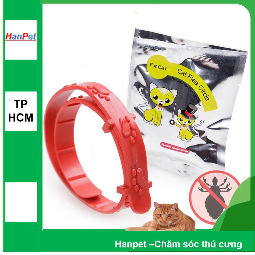 HCM - Vòng chống rận Hanpet 19k chống ve bọ chét hiệu quả 4 tháng cho chó mèo thú cưng vòng đeo cổ chống ve rận