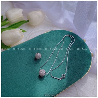 ᴾᵀᴺᵃᶜᶜ Dây chuyền bạch kim + mặt charm full soàn