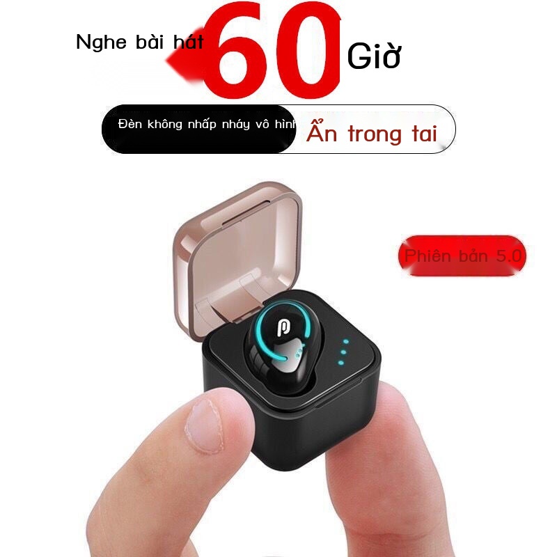 Tai nghe bluetooth mini siêu nhỏ không dây đơn tai không nhấp nháy trong tai Huawei vivo Apple OPPO Xiaomi phổ thông