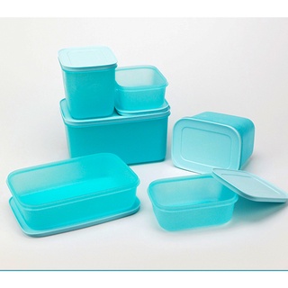 Set 6 hộp trữ đông Dẻo, hộp bảo quản thực phẩm nhựa nguyên sinh