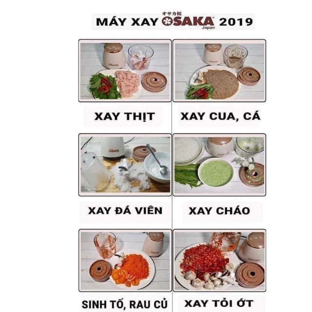 MÁY XAY OSAKA 2019