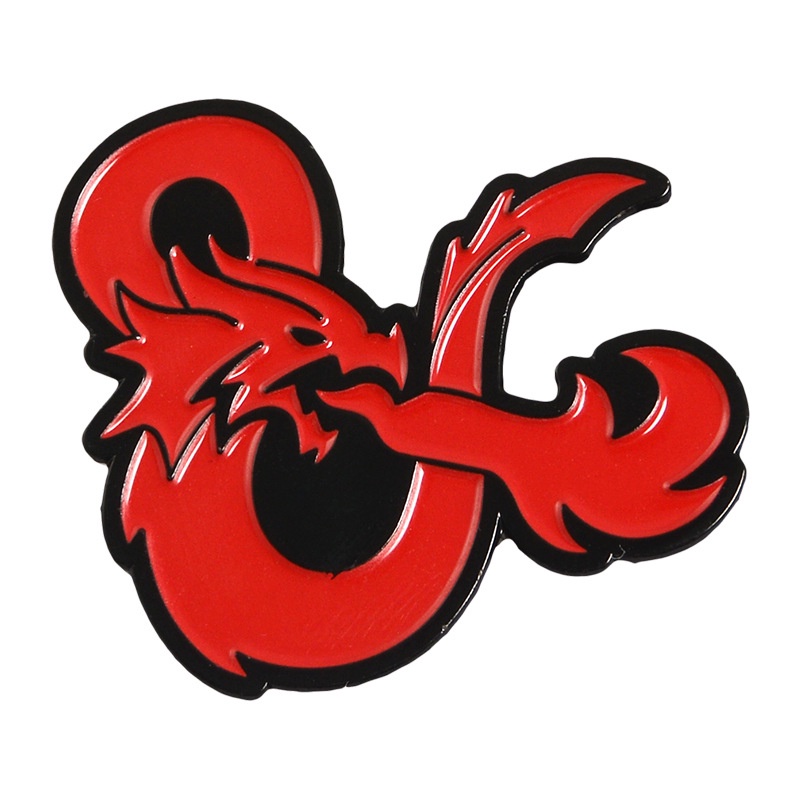 Huy Hiệu Cài Áo Hình Dungeon Master Dungeon Và Rồng Tráng Men Sáng Tạo