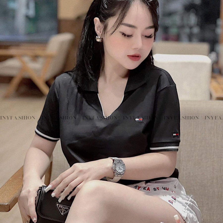 Áo polo cổ V tommy.polo chất dày dặn hàng đẹp nhà Iny