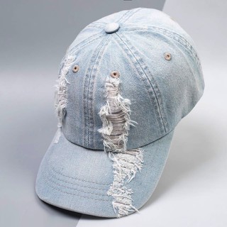 Nón lưỡi trai Jean Rách nam nữ Thơm's Cap freesize - Nón rách jean