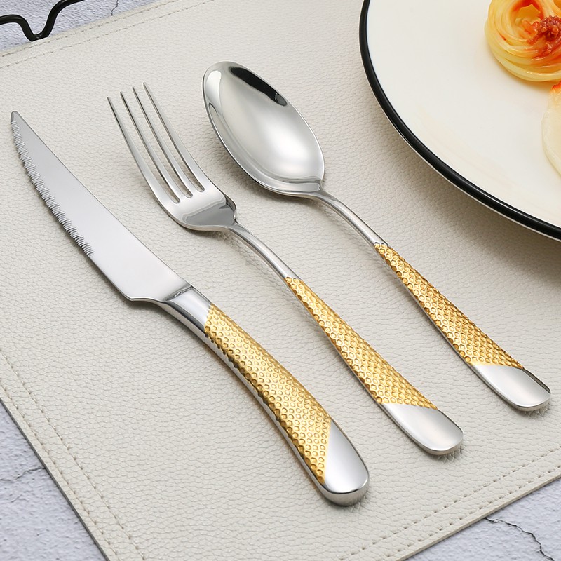 Bộ dụng cụ ăn KATELV bằng thép không gỉ chất lượng cao chuyên dụng