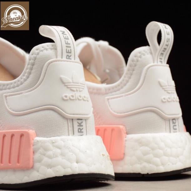NEW | Bán Chạy | Giầy thể thao NMD HUMAN RACE XR trắng vấn đế hồng thời trang dạo phố . ( IOI.HKJ ^