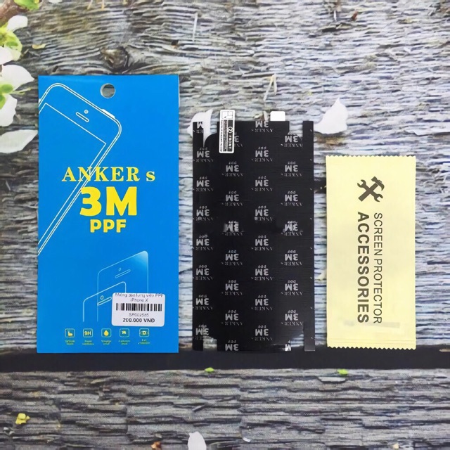 Miến dán skin PPF trong suốt và cường lực mặt sau cho các dòng iP
