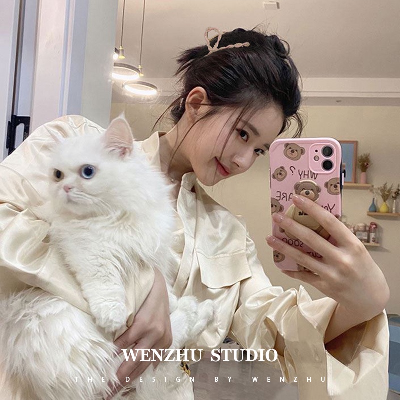 Kẹp Tóc Cá Mập Đính Ngọc Trai Đơn Giản Phong Cách Hàn Quốc Mới