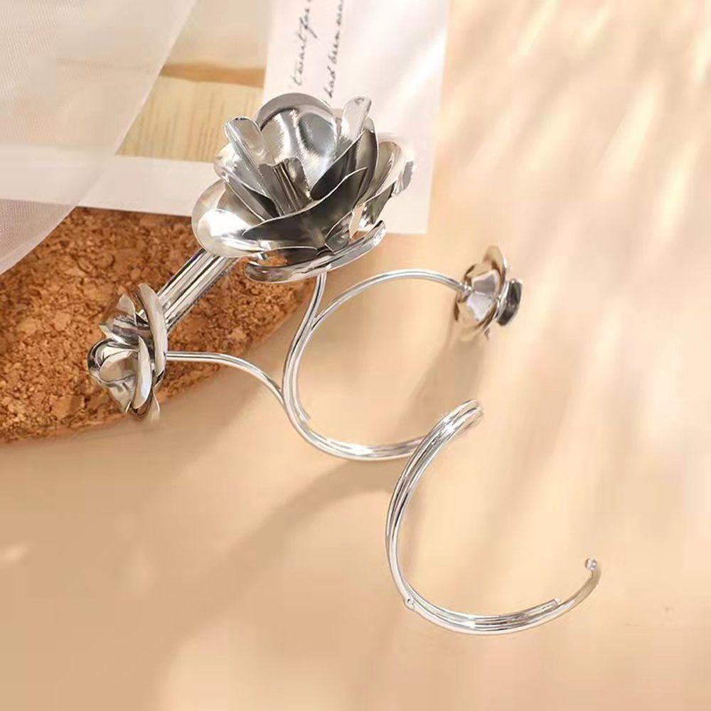 Kẹp Tóc VANES1 Hình Hoa Hồng Bằng Kim Loại Phong Cách Retro Nhật Bản