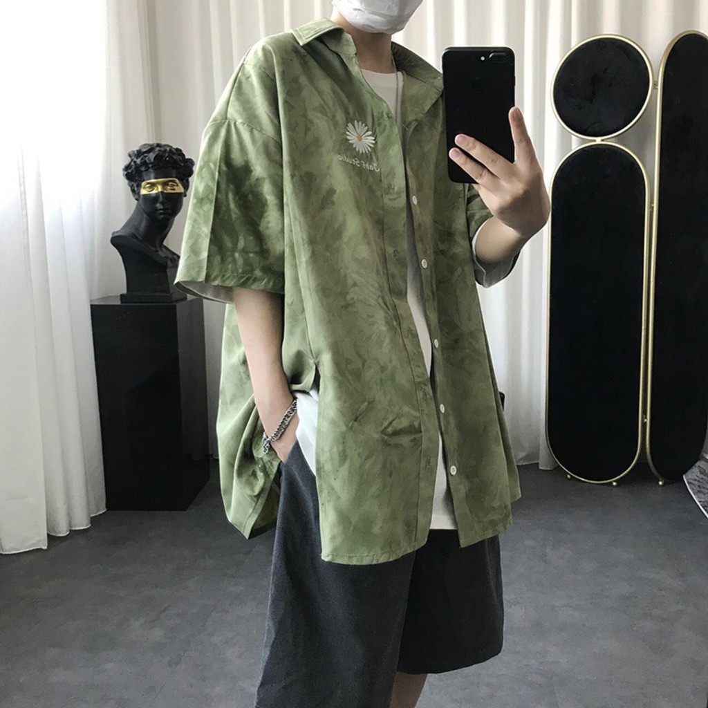 Áo sơ mi nam chất vải lụa mang phong cách độc đáo | BigBuy360 - bigbuy360.vn