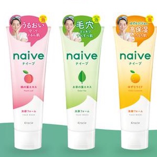 Sữa Rửa Mặt Kracie Naive Face Wash 130g Nhật Bản