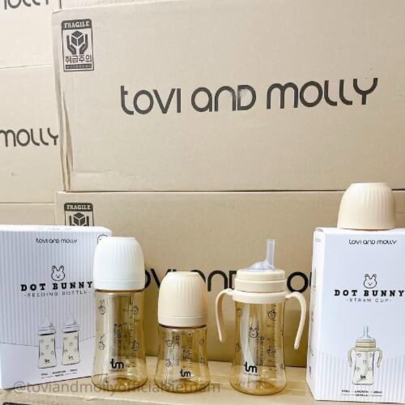 Bình Sữa Thỏ Tovi and Molly Hàn Quốc 180ml-280ml