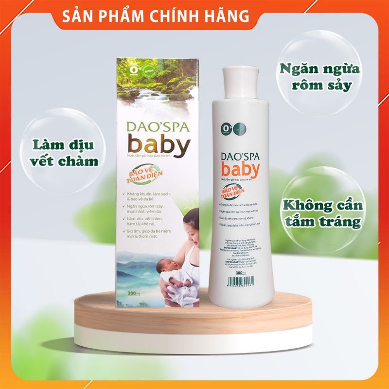 Nước tắm thảo dược trẻ em Dao spa baby (chai 150ml)