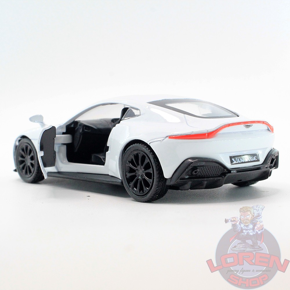 Mô hình ô tô kim loại tỷ lệ 1:36, siêu xe đồ chơi chạy cót Aston Martin Vantage lorenshop