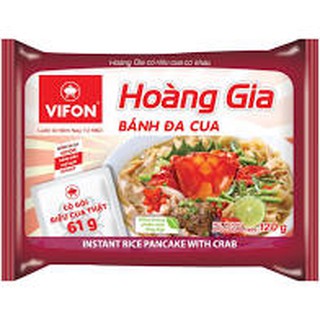 Thùng 18 gói bánh đa cua hoàng gia 120gr