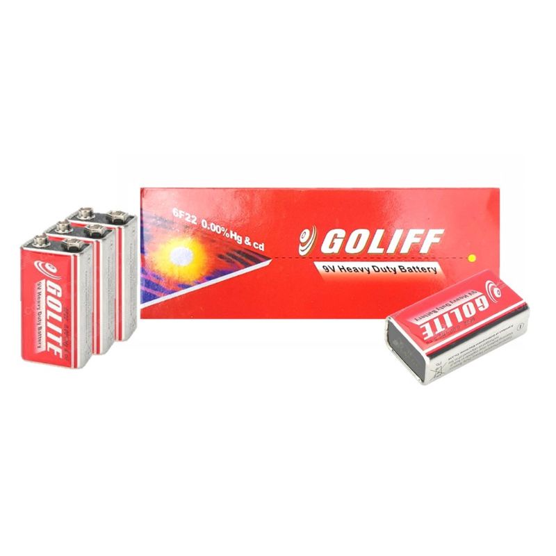 PIN VUÔNG 9V GOLTOE THÔNG DỤNG [Hộp 10  viên]