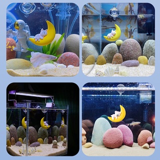 Đồ trang trí Mặt Trăng Nổi Trang Trí Bể Cá