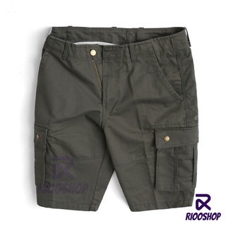 [XẢ KHO] Quần kaki túi hộp nam ngắn cao cấp màu xanh rêu cực đẹp RPS017 - quần short kaki