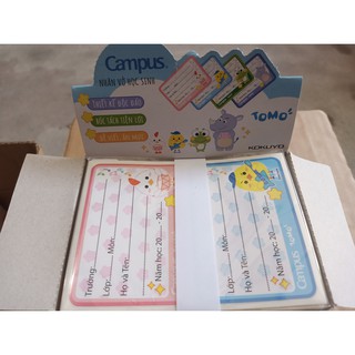 Nhãn vở  Campus Tomo 12c/túi