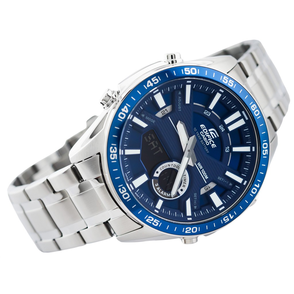 Đồng hồ nam dây kim loại Casio Edifice chính hãng Anh Khuê EFV-C100D-2AVDF (46mm)