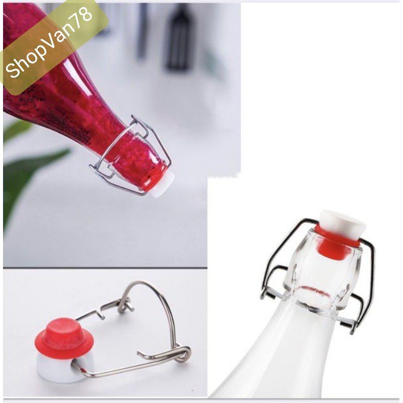 Ron cao su rời - Nắp cài INOX thay thế cho chai cài