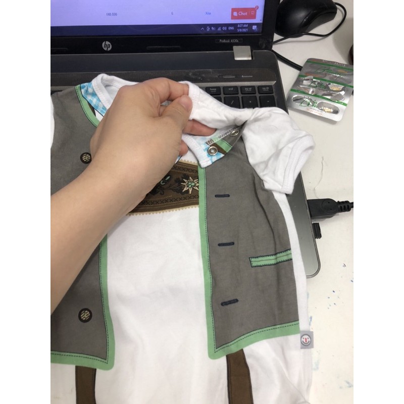 (Lỗi không cúc vai) Body chip kiểu cho bé