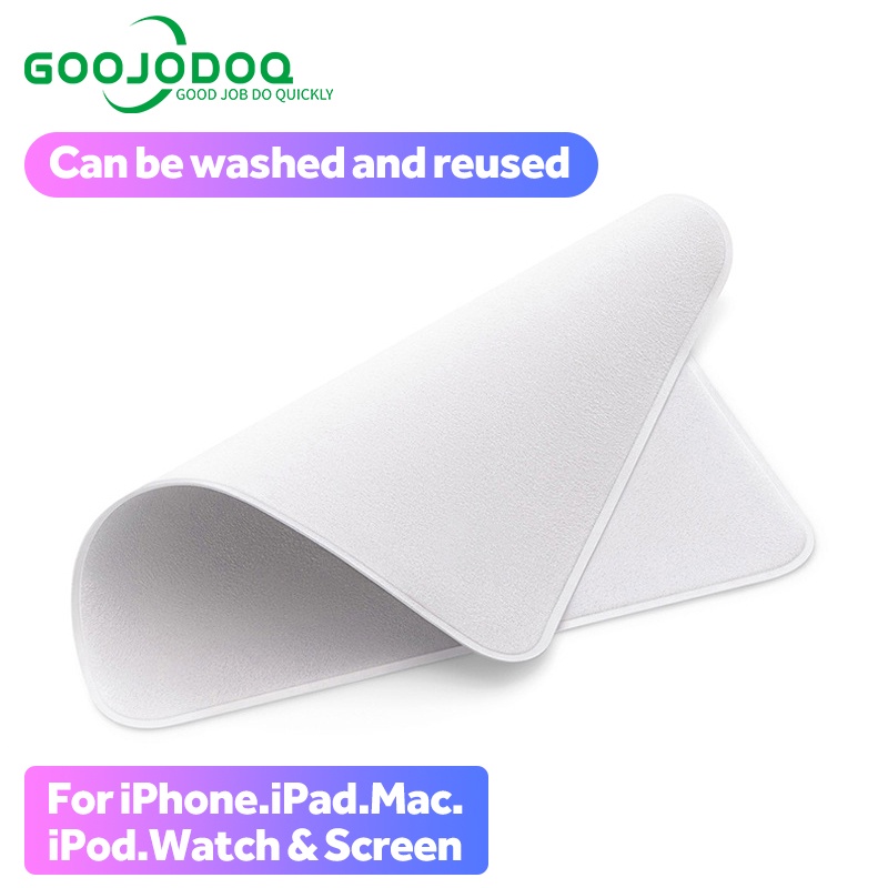 Vải lau GOOJODOQ XDR 2021 làm sạch bóng màn hình/ốp bảo vệ cho iPhone iPad Mac Apple Watch iPod Pro