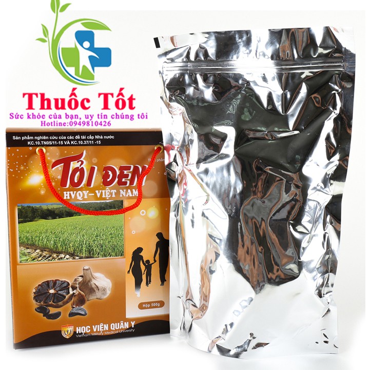 [Chính Hãng] Tỏi đen Học viện Quân Y - hộp 500g | BigBuy360 - bigbuy360.vn
