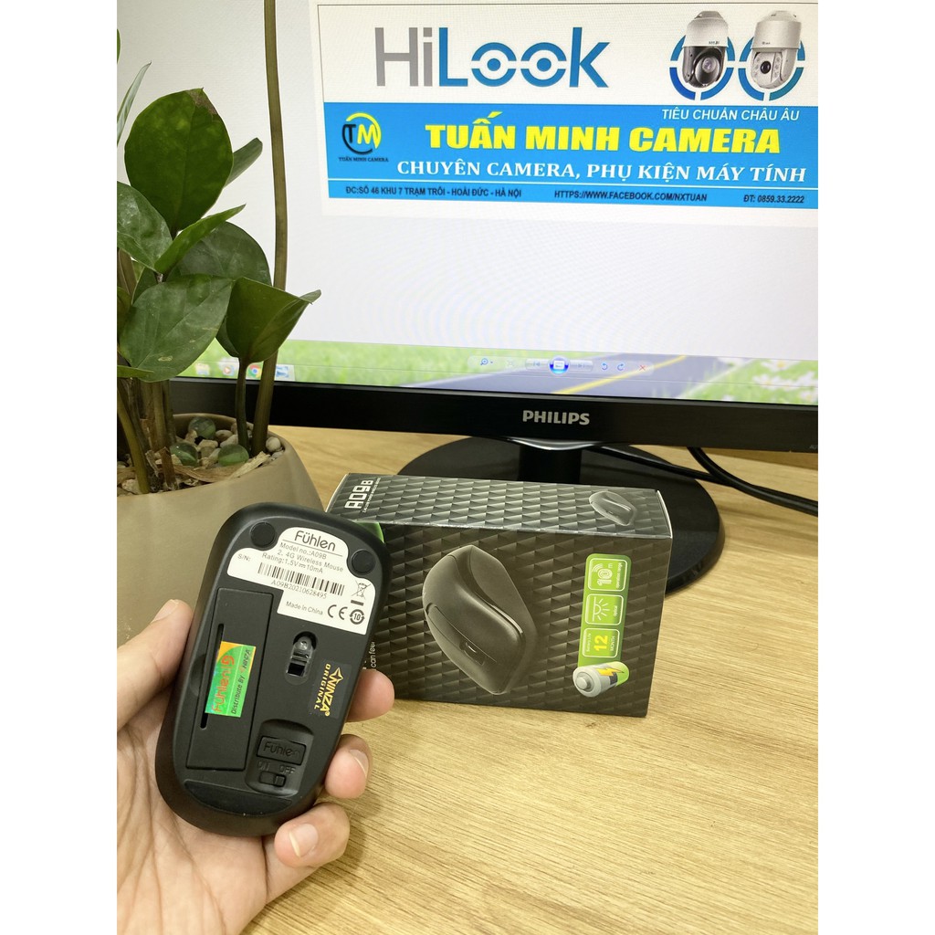 Chuột Máy Tính Không Dây Fuhlen A09B - Fake Đền Tiền