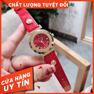 Đồng hồ nữ dây da Versace dây dẹt ôm tay