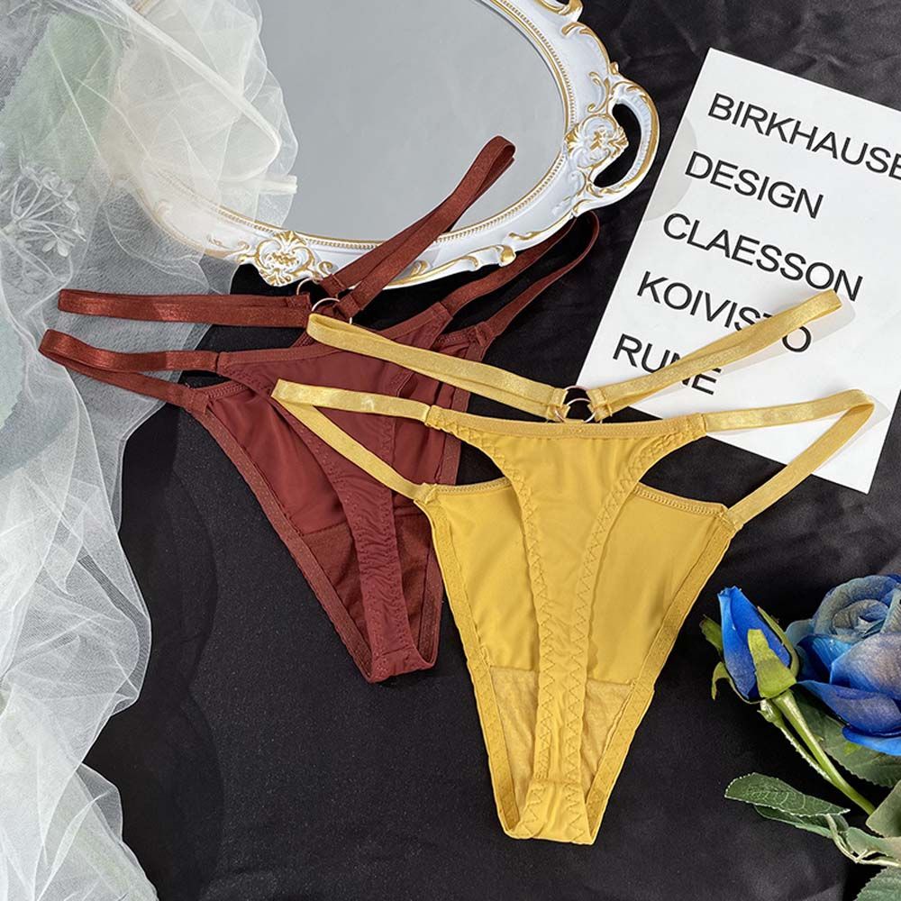 Quần Lót Cotton Lụa Lạnh Không Đường May Màu Sắc Trơn Họa Tiết Da Báo Gợi Cảm Cho Nữ