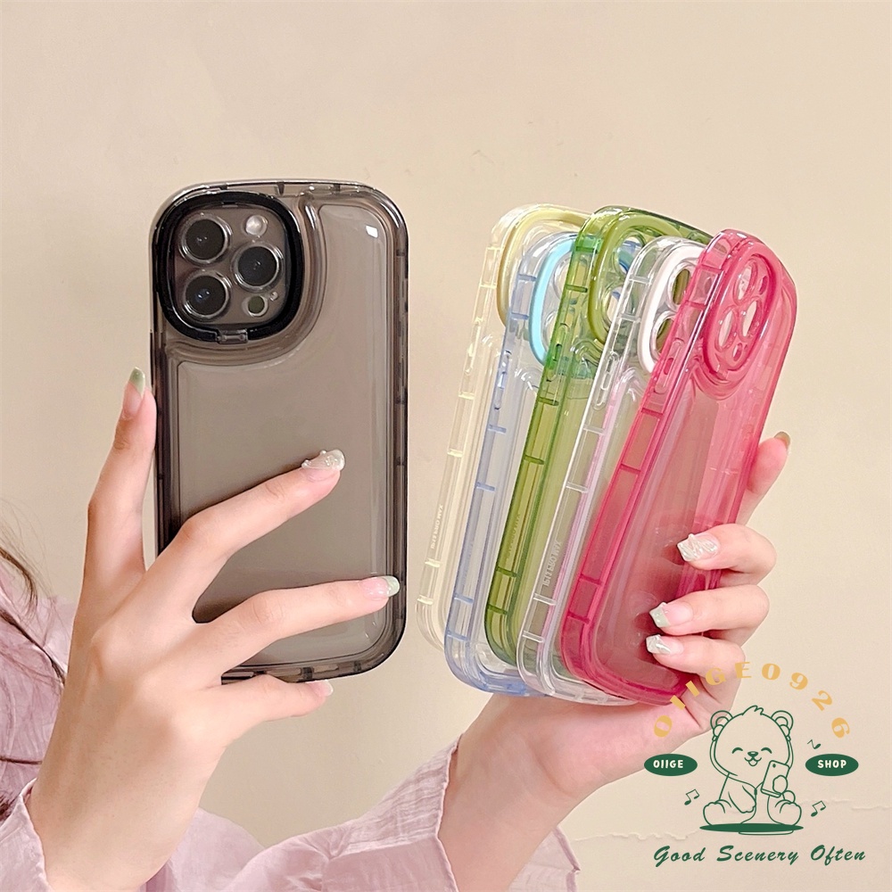 Ốp Điện Thoại TPU Chống Rơi Có Giá Đỡ Ẩn Cho Iphone 13 12 11 Pro Max Xs Max Xr