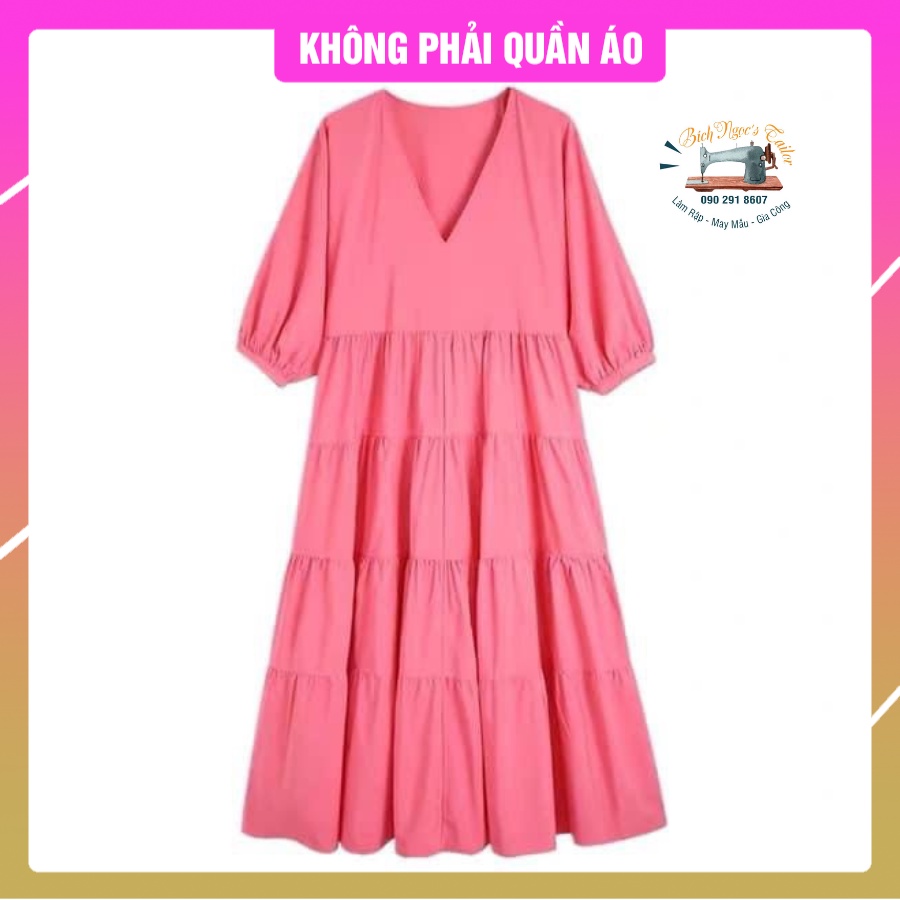 V174_Rập giấy đầm váy nữ (Có hướng dẫn)