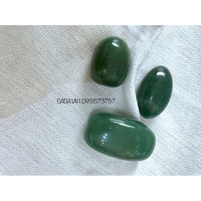 (3 viên) AVENTURINE TUMBLED - sỏi thach anh xanh | BigBuy360 - bigbuy360.vn