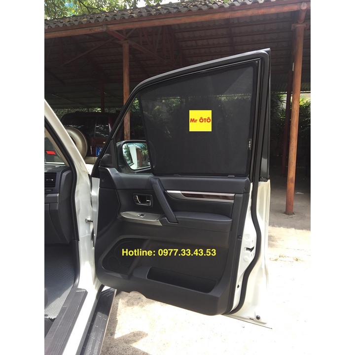 Rèm Che Nắng Xe Mitsubishi Pajero V93 2017-2021 Loại 1 Mr.OTO. Bảo Hành 24 tháng. Cam Kết Chuẩn Khít Theo Xe