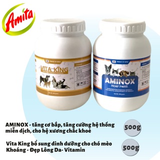 Vita King bổ sung  Khoáng / Đẹp Lông Da / Vitamin & AMINOX - Sản phẩm tăng cơ bắp, tăng cường cho hệ xương chắc khoẻ